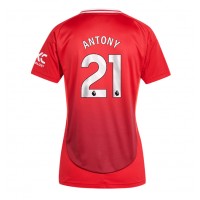 Maglia Calcio Manchester United Antony #21 Prima Divisa Donna 2024-25 Manica Corta